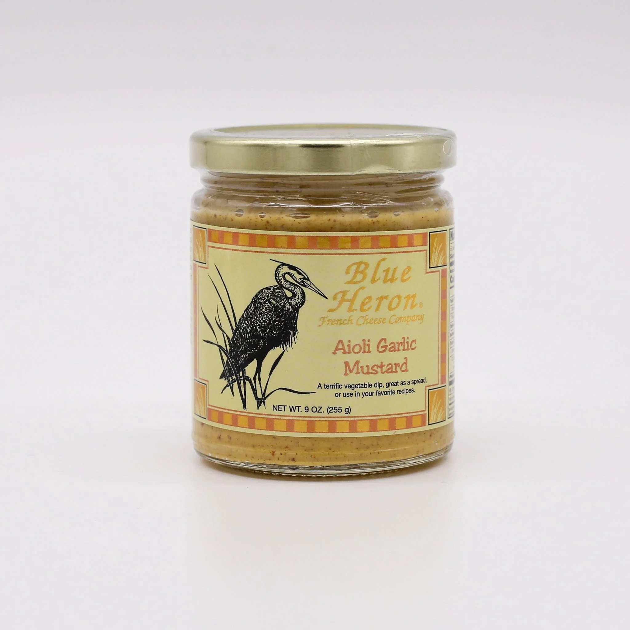 Blue Heron Mustard: Aioli Garlic 9oz