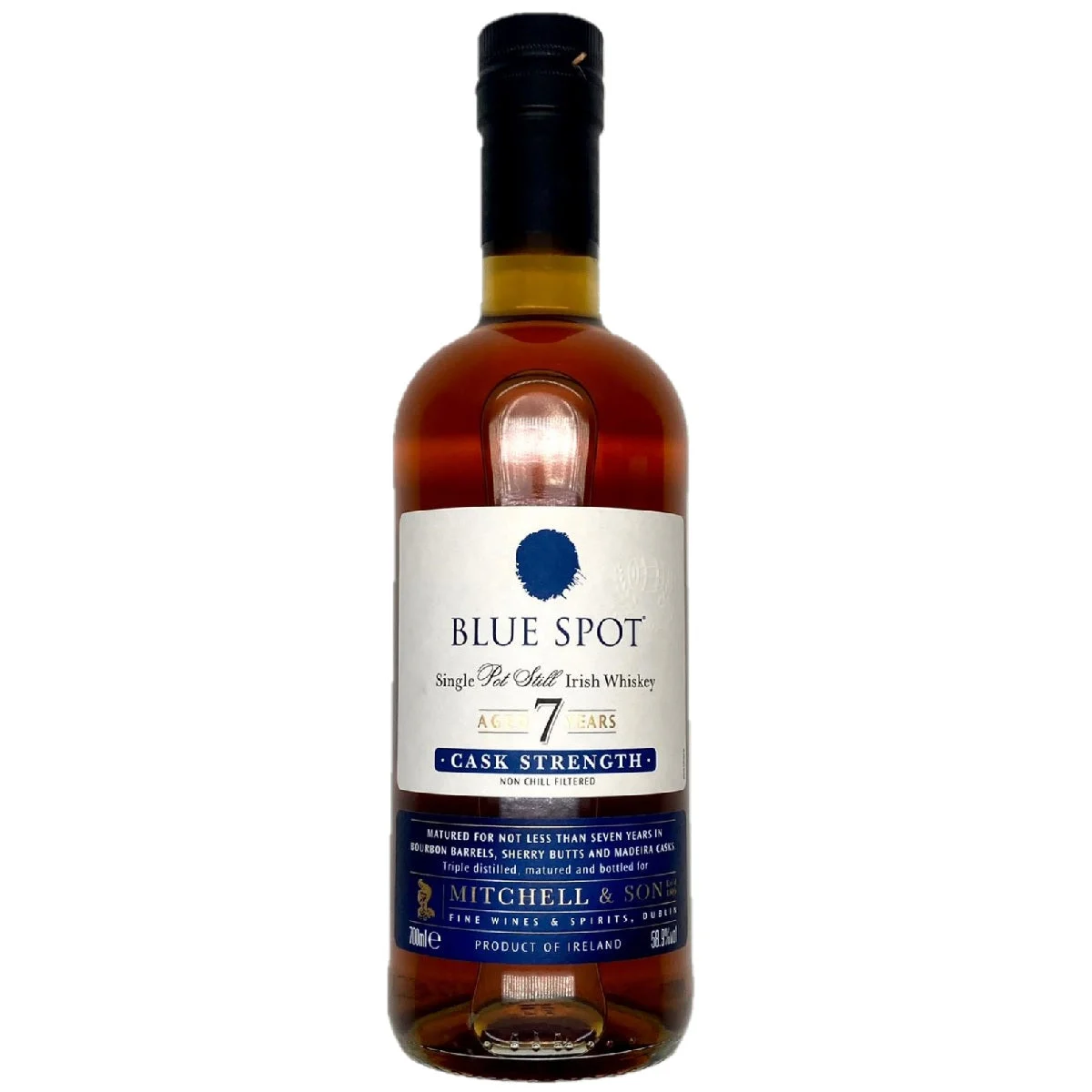 Blue Spot Single Pot Still Irish Whiskey 7yr 700ml