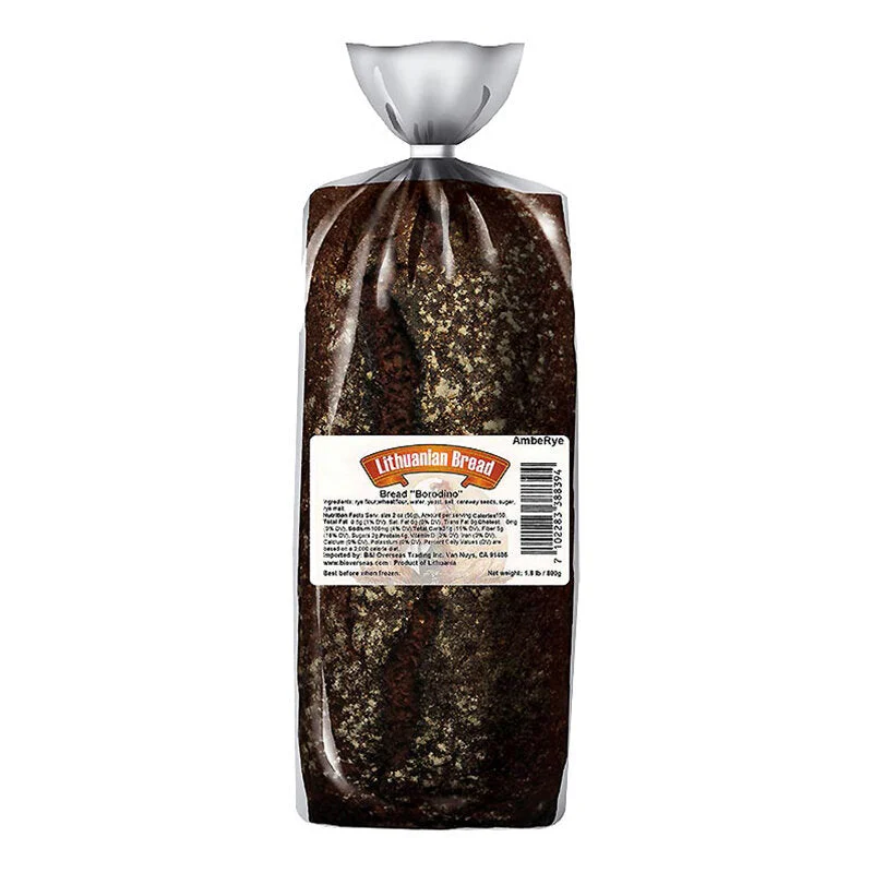AMBERYE Borodinskiy Russian Rye Bread 800g/5pack