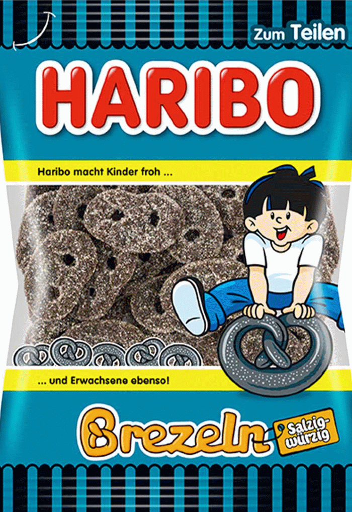 Haribo Brezeln aus Lakritze 175g