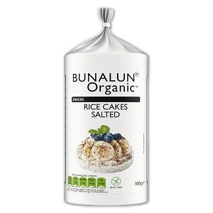 Bunalun Organic Rice Cakes Salted 100g