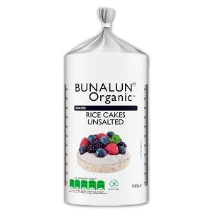 Bunalun Organic Rice Cakes Unsalted 100g