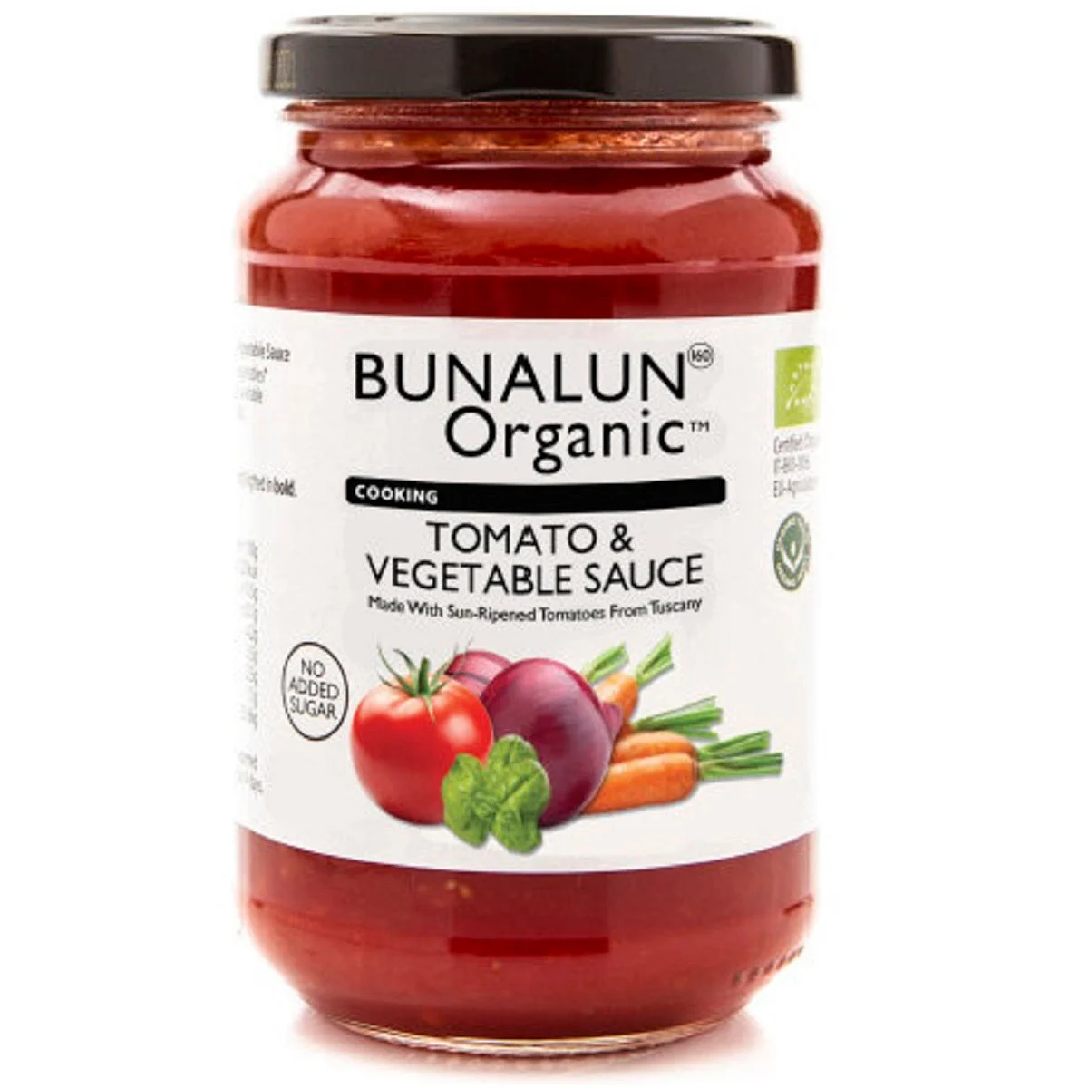 Bunalun Organic Tomato & Vegetable Sauce 350g