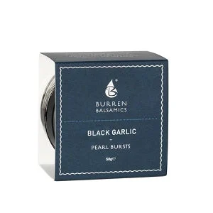 Burren Balsamics Black Garlic Pearl Bursts 50g