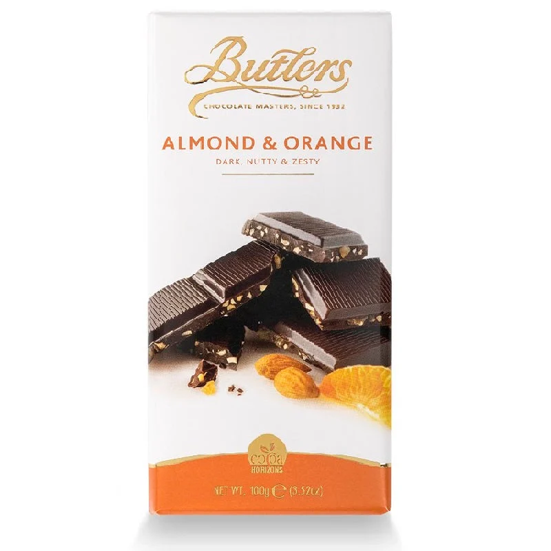 Butlers Almond & Orange Dark Chocolate Bar 100g