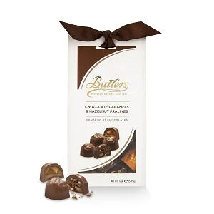 Butlers Chocolate Caramels & Hazelnut Pralines 170g