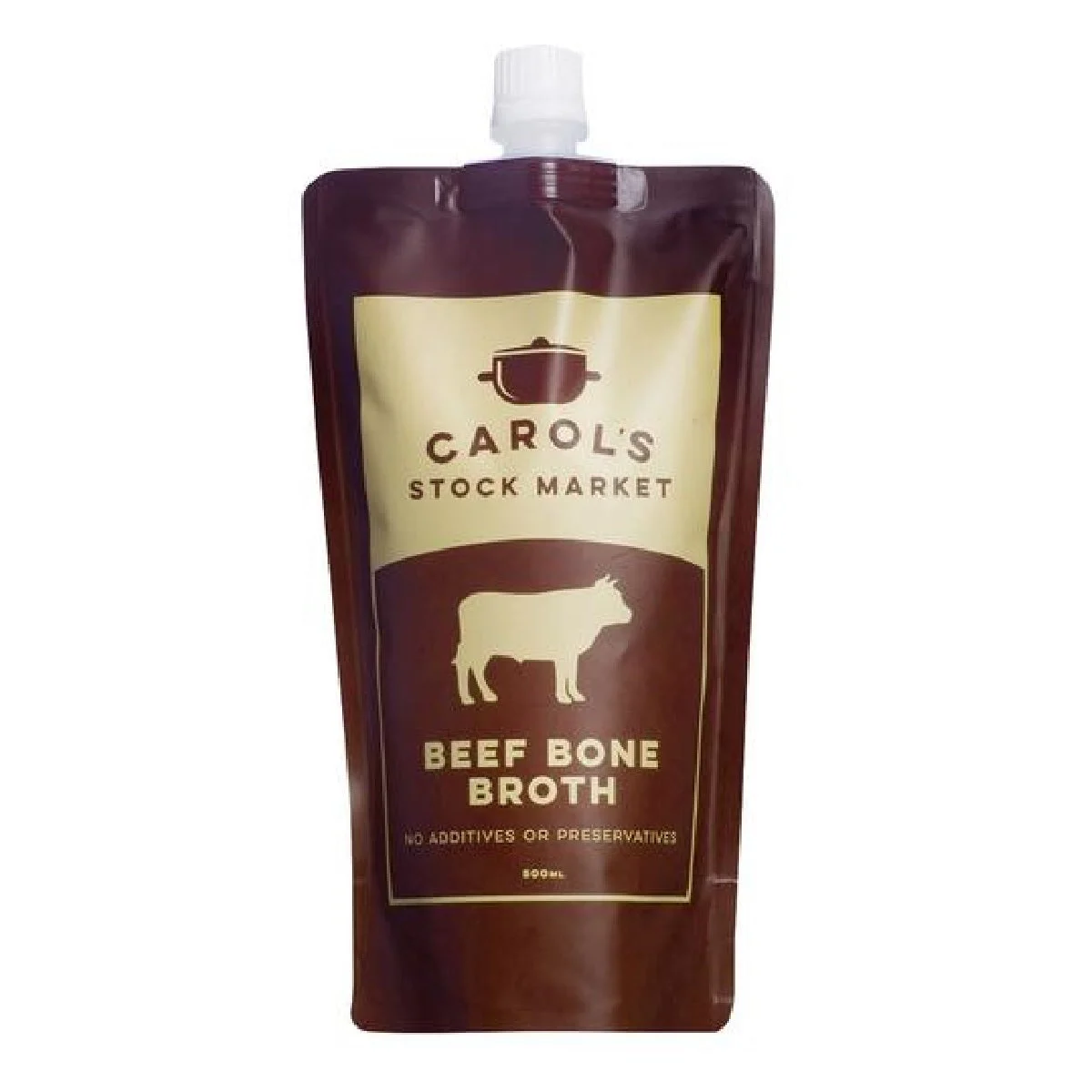 Carol's Stock Market Beef Bone Broth 500ml