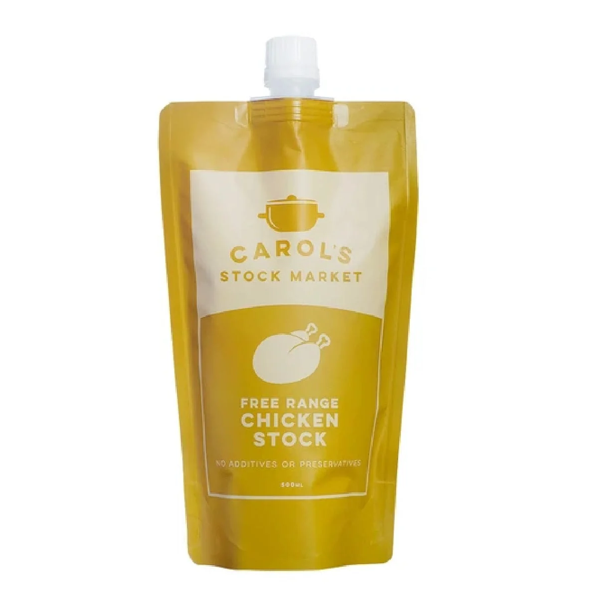 Carol's Stock Market Free Range Chicken Stock 500ml