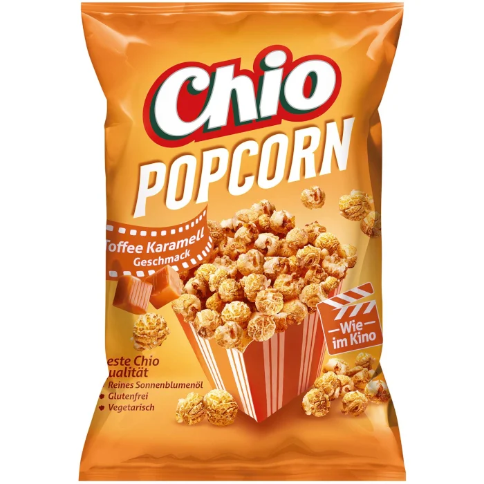 Chio Popcorn wie im Kino Toffee Karamell 120g / 4.23oz