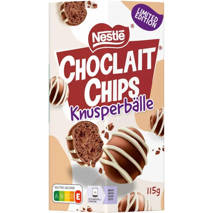 Nestlé Choclait Chips Knusperbälle, Limited Edition 115g / 4.05oz