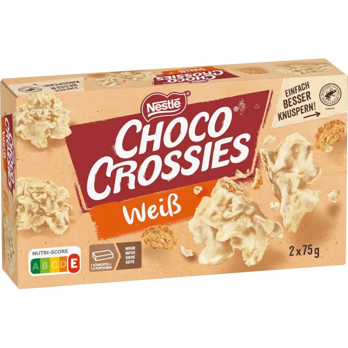 Nestlé Choco Crossies Weiß 2 x 75g