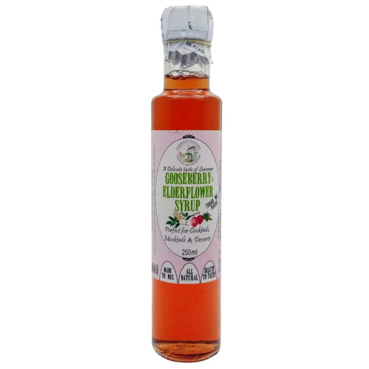 Ciara's Pantry Gooseberry & Elderflower Syrup 250ml