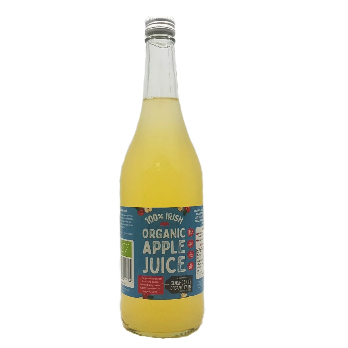 Clashganny 100% Irish Organic Apple Juice 750ml