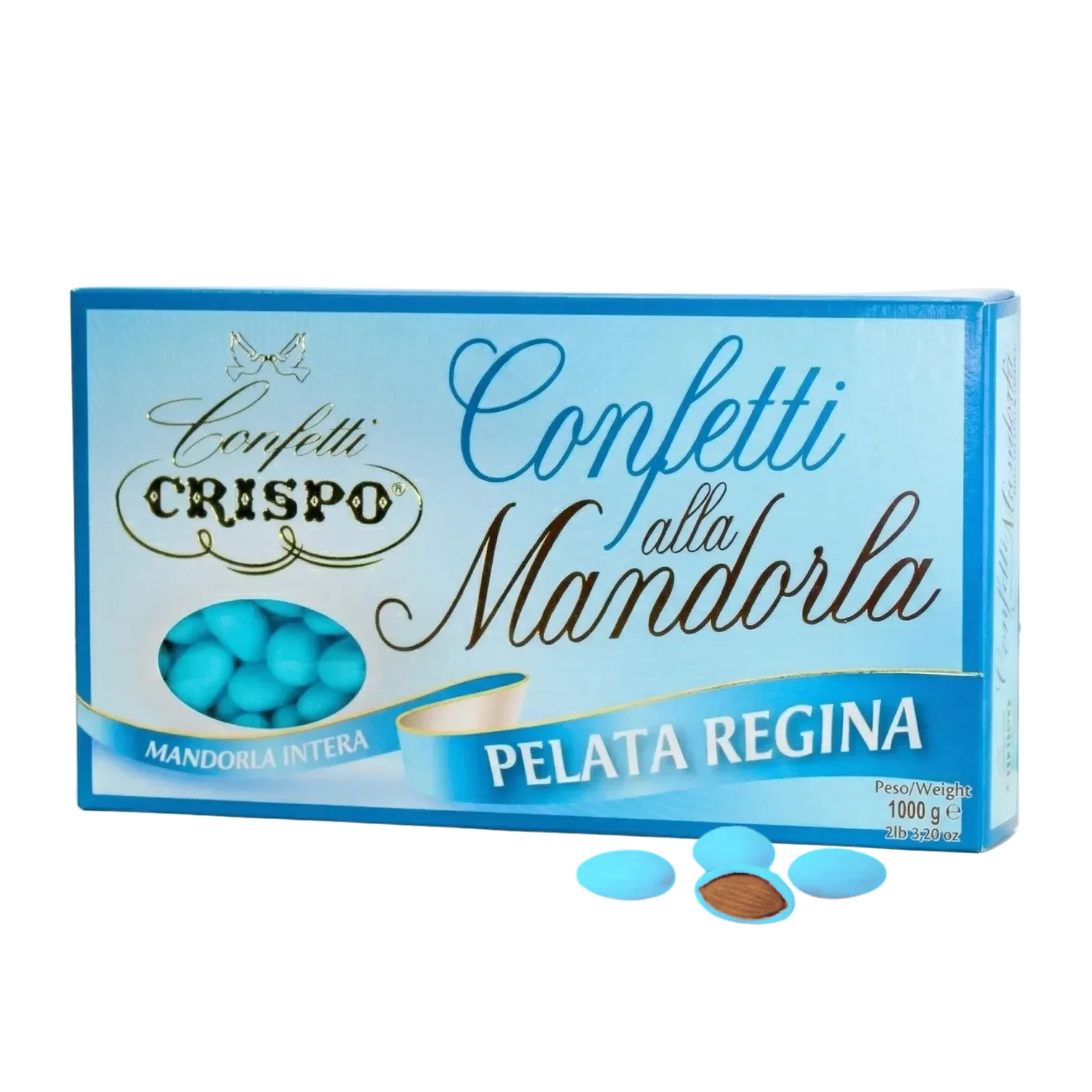 Crispo Confetti Almond Pelata Regina Celeste 1000g
