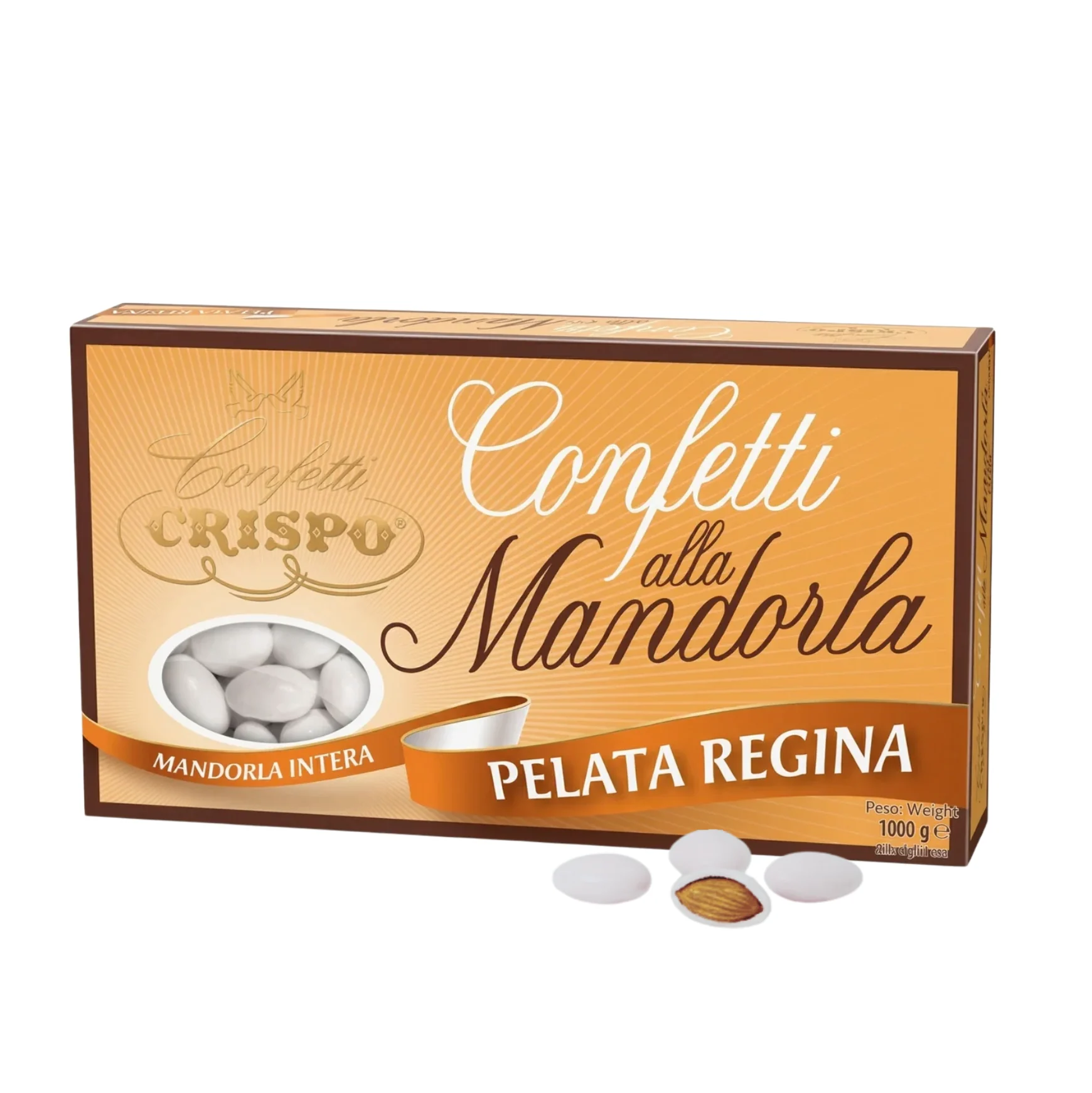Crispo Confetti Almond Pelata Regina 1000g