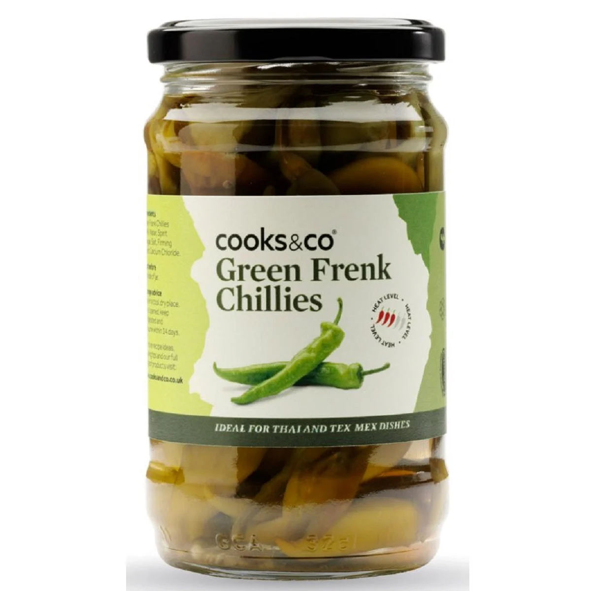 Cooks&Co Green Frenk Chillies 300g