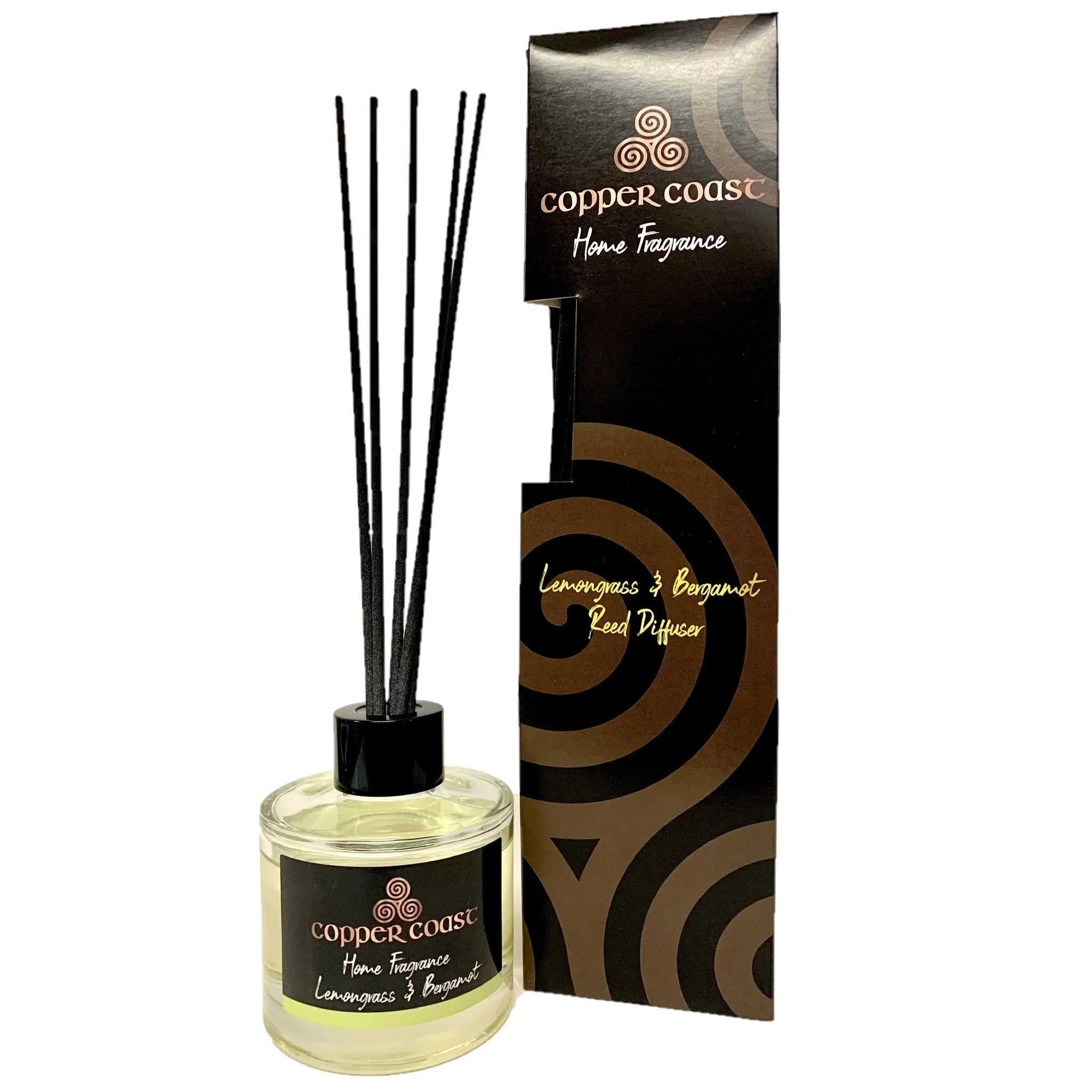 Copper Coast Home Fragrance Lemongrass & Bergamot Reed Diffuser 100ml
