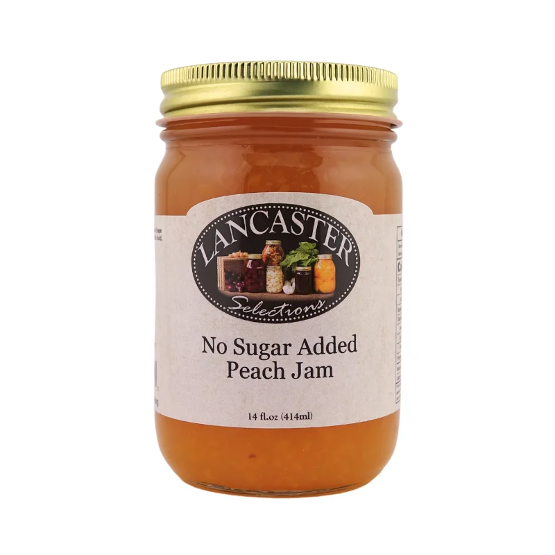 No Sugar Added Peach Jam