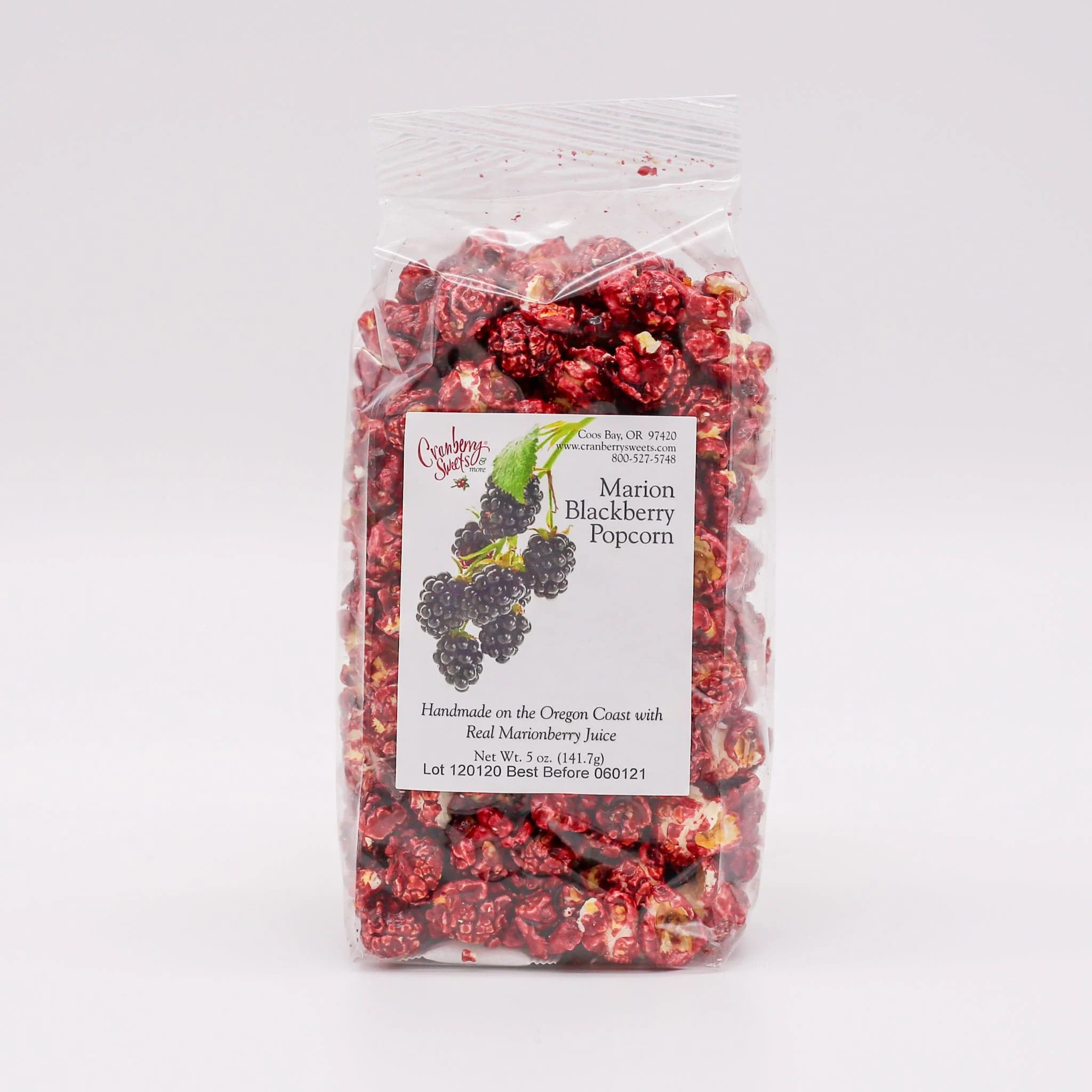 Cranberry Sweets Marion Blackberry Popcorn 5oz