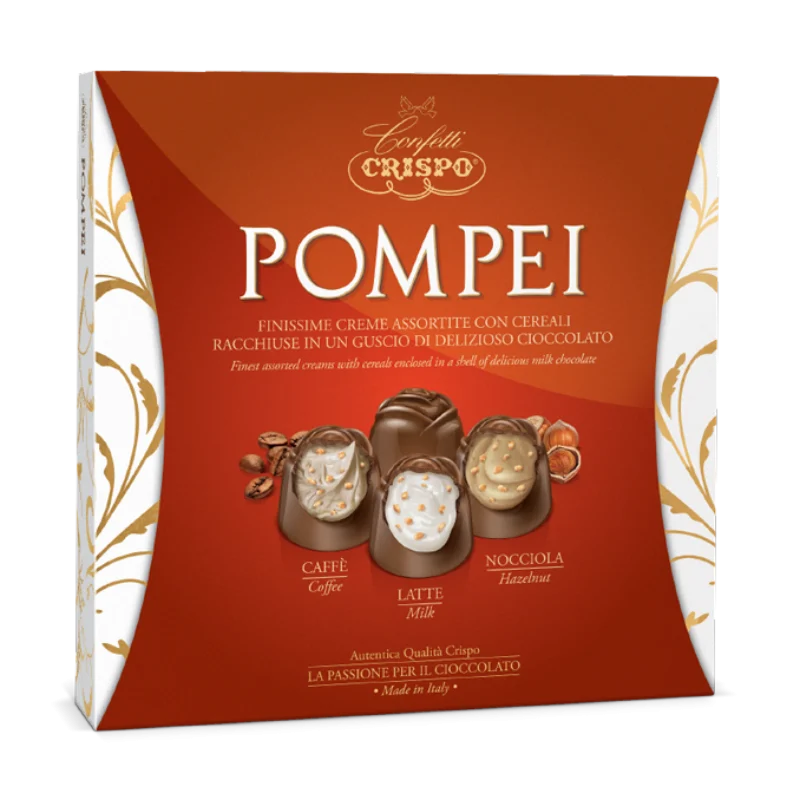 Crispo Pompei Assorted Milk Chocolates Pralines 250g