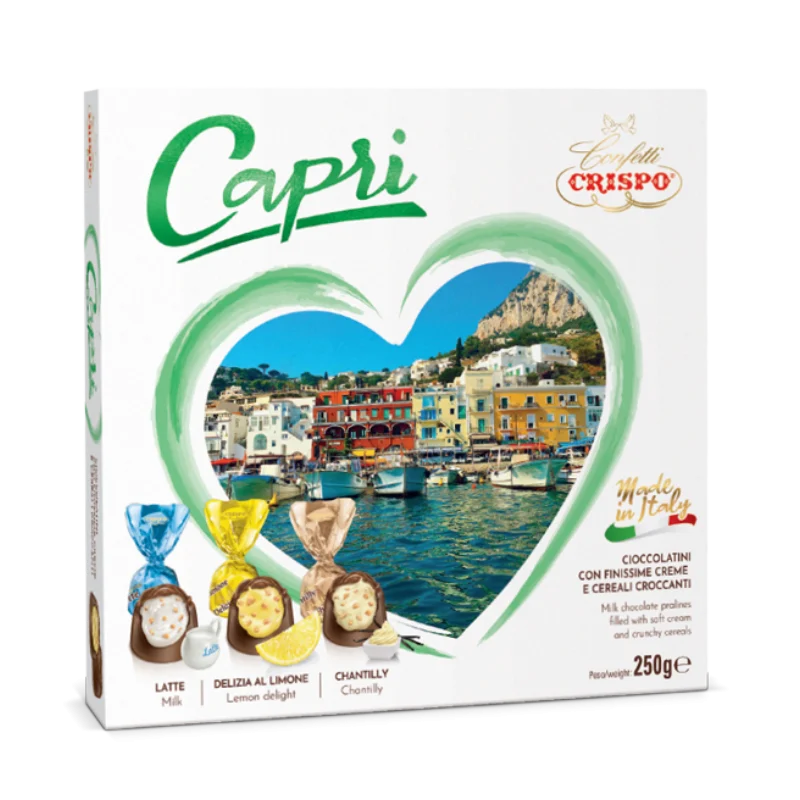 Crispo Capri Assorted Milk Chocolates Pralines 250g