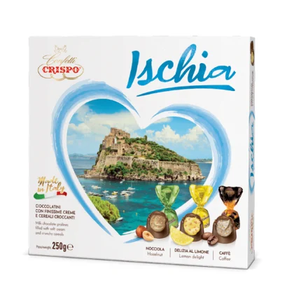 Crispo Ischia Assorted Milk Chocolates Pralines 250g