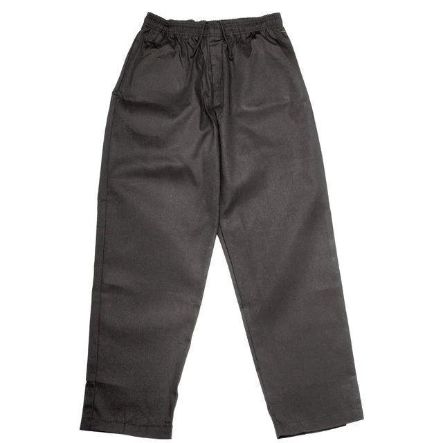 Pants, Chef, EZ-Fit, Black, 2X, Poly/Cotton Blend,1 - 1 EACH