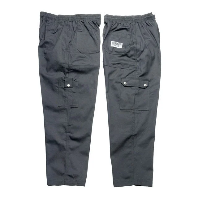 Pants, Cargo Chef, Black, Medium, Poly/Cotton Blend,1 - 1 EACH