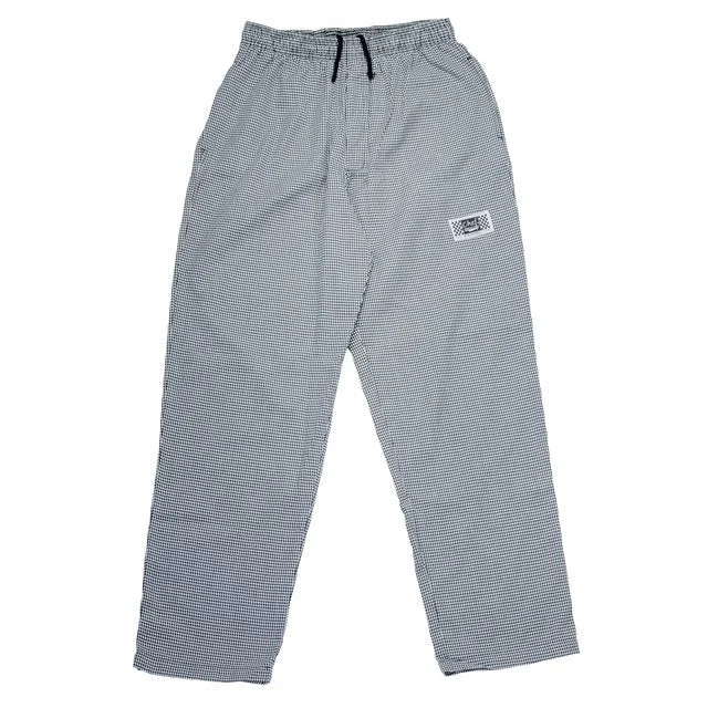 Pants, Chef, Houndstooth, 4X-Large, Poly/Cotton Blend, EZ-Fit,1 - 1 EACH