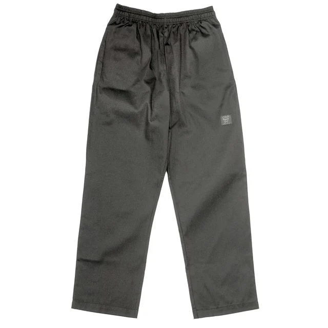 Pants, Chef, Black, 3X-Large, Poly/Cotton Blend, Baggy,1 - 1 EACH