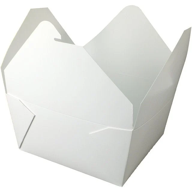 Containers, Food, #7, Paper, White,4 - 25 COUNT