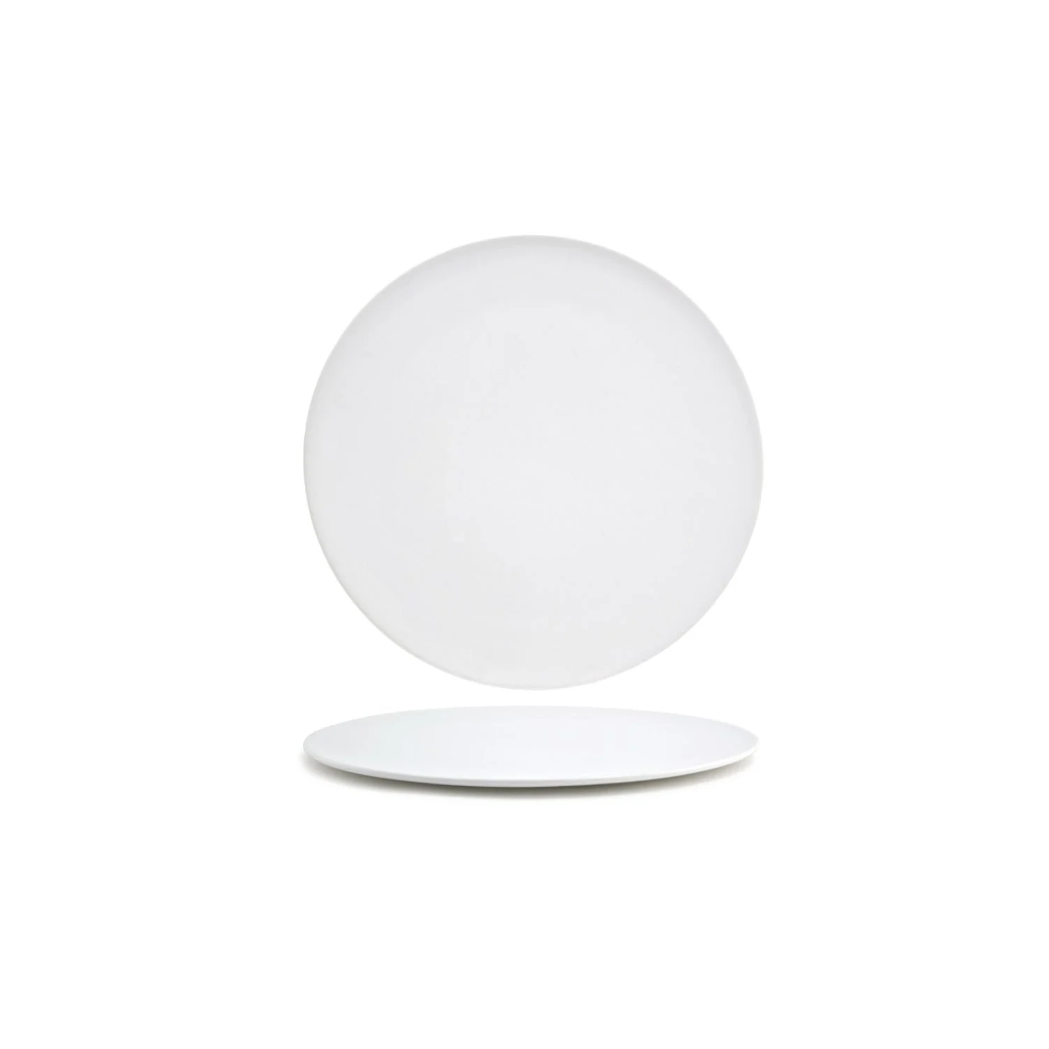 Plates, Porcelain, 11 Inch, White, Round,4 - 1 COUNT