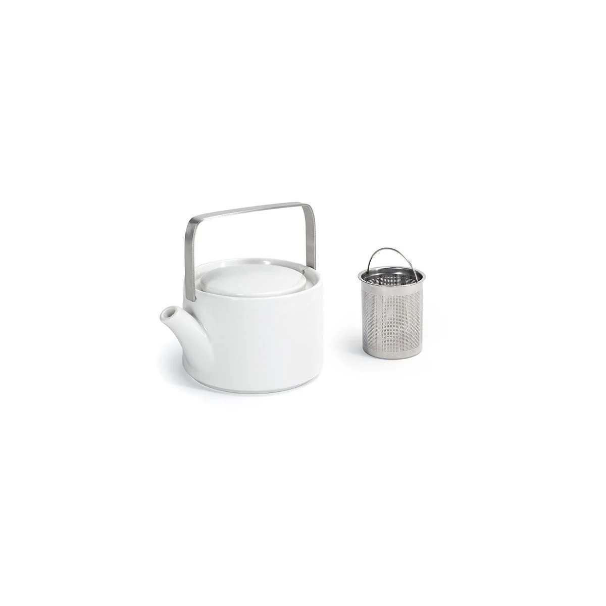Teapots, 16 Ounce, Round, White, Porcelain,6 - 1 COUNT
