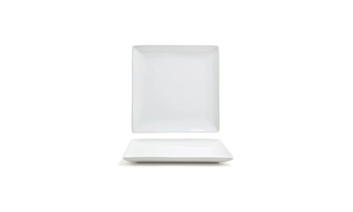 Plates, Mod, 6.5 Inch, White, Square,1 - 12 COUNT