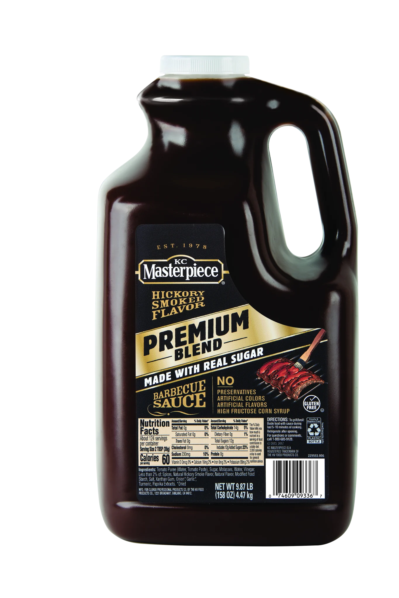 Sauce, Barbecue, Premium Blend, Hickory Smoked, Bulk,4 - 158 OUNCE