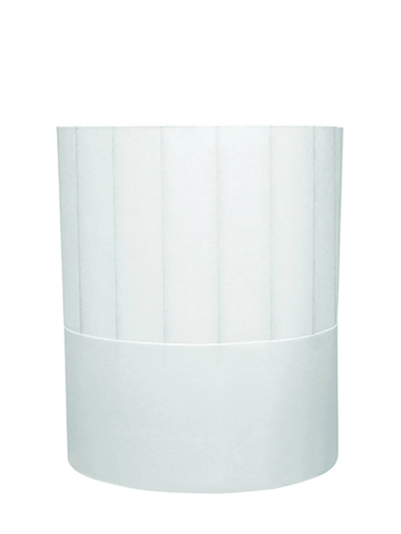Hats, 7 Inch, Non-Woven Fiber, White Pinstripe, 7 Linear Inch,50 - 1 EACH