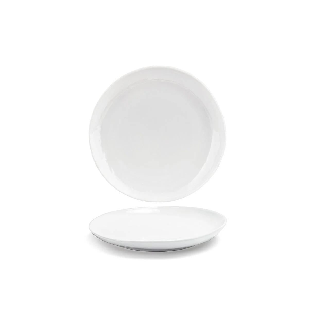 Plates, Porcelain, 10 Inch, White, Round,6 - 1 COUNT