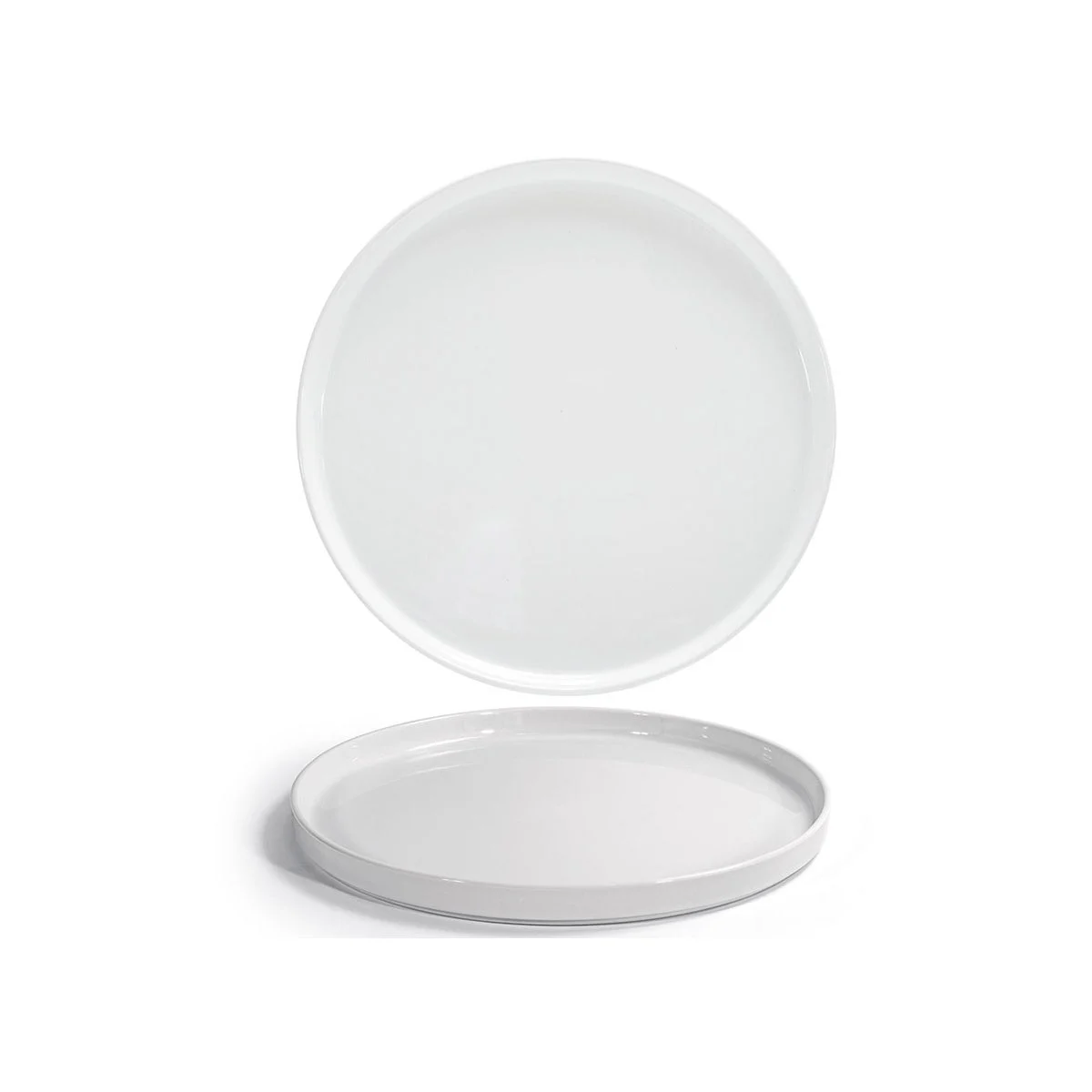 Platters, 14 Inch, White, Round,2 - 1 COUNT