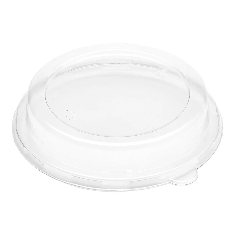 Lids, Dome, Pulp Tek, Plastic, Clear, Round, Fits 18 Ounce Sugarcane Salad Bowls,1 - 100 COUNT