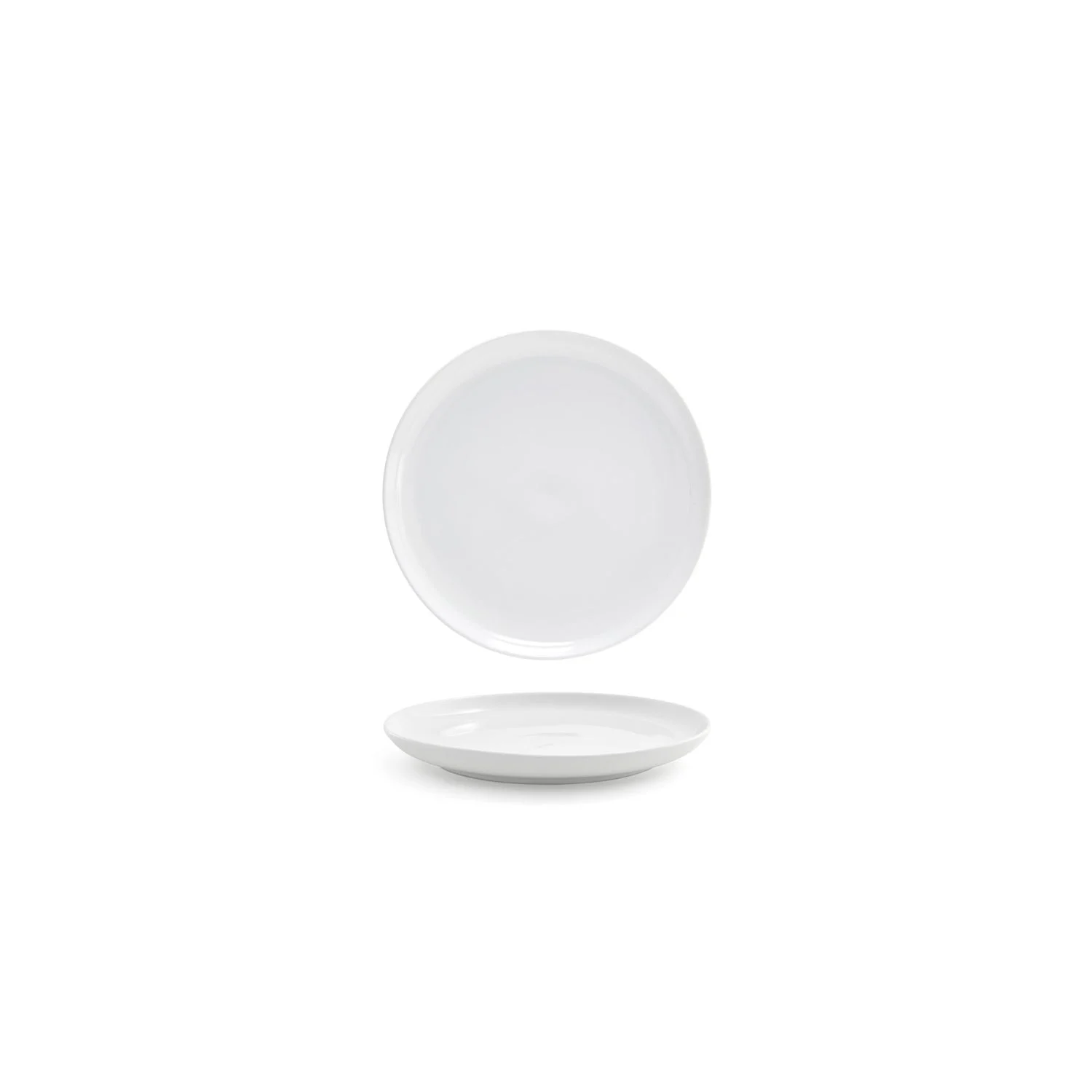 Plates, Porcelain, 9 Inch, White, Round,6 - 1 COUNT