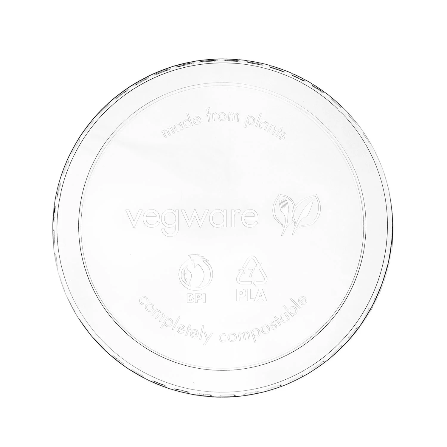 Lids, Deli, Plastic, Clear, Round, PLA, Fits 8-32 Ounce Containers,10 - 50 COUNT