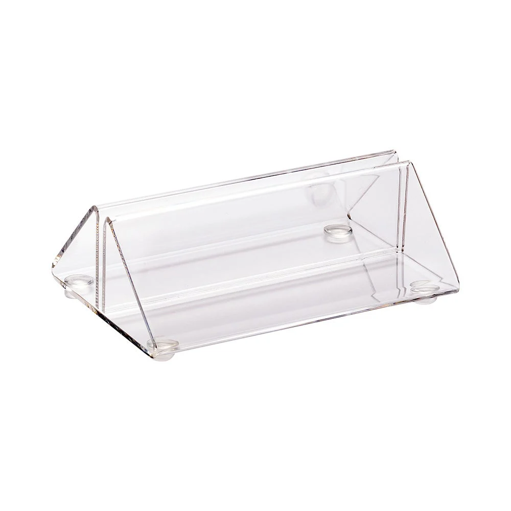 Holder, Card, 3.5 x 2.5 x 1.25 Inch, Clear, Acrylic,1 - 1 EACH