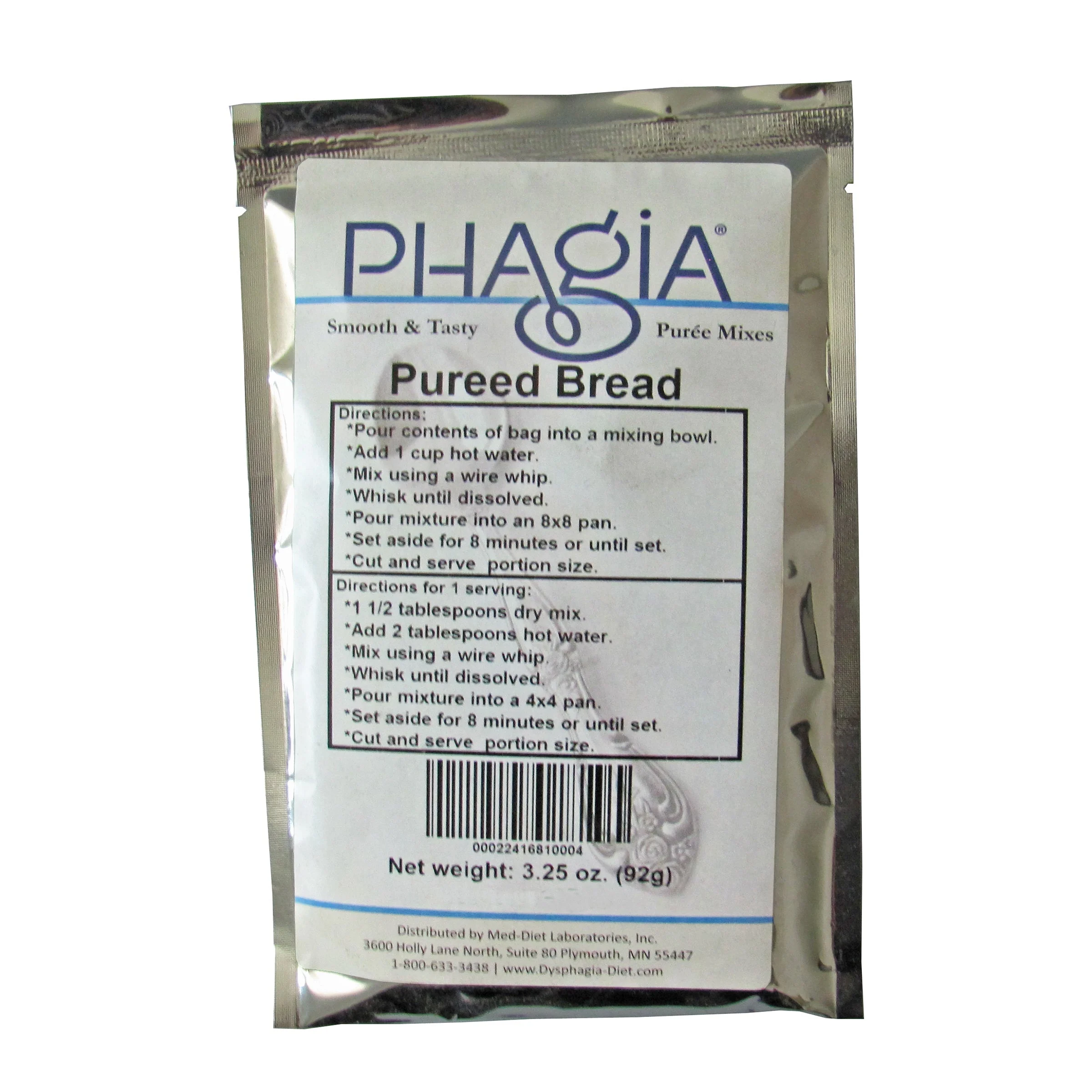 Puree Mix, Bread,12 - 3.5 OUNCE
