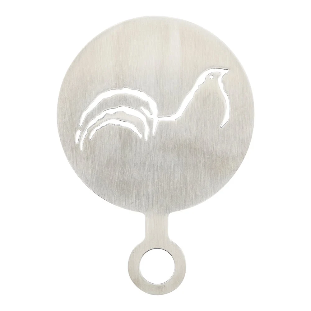 Stencil, Coffee Decorating, Bird, Stainless Steel,1 - 1 EACH