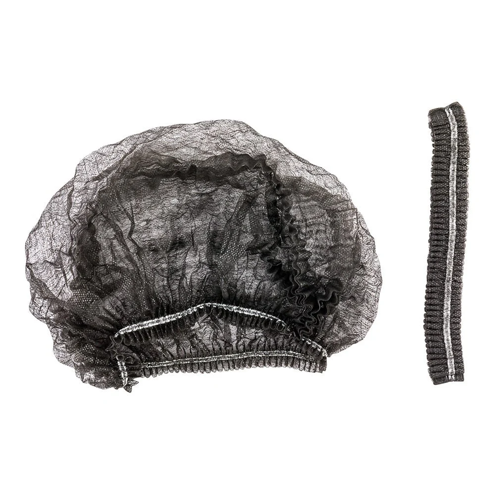 Hairnets, Bouffant, Black, 21 Inch, Polypropylene,1 - 1000 COUNT