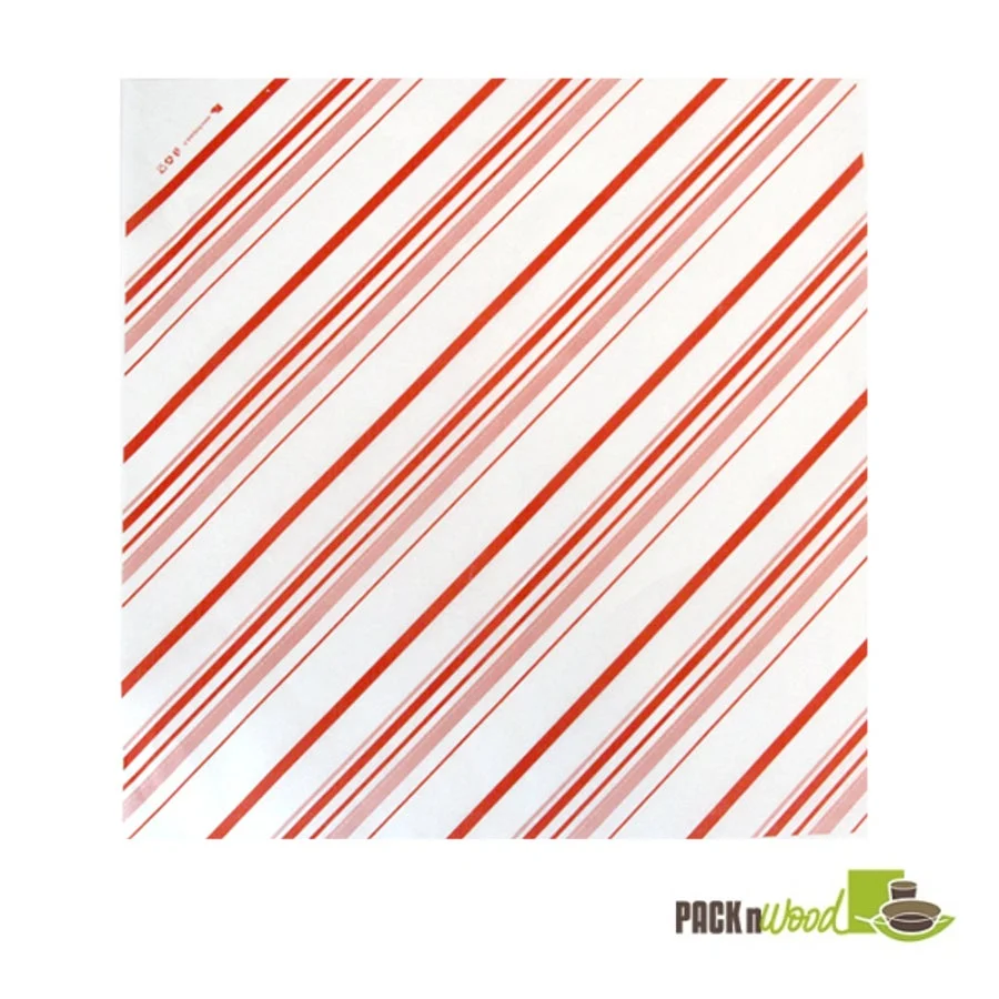 Liners, 12.6 x 12.2 Inch, Paper, Red Design,1 - 500 COUNT