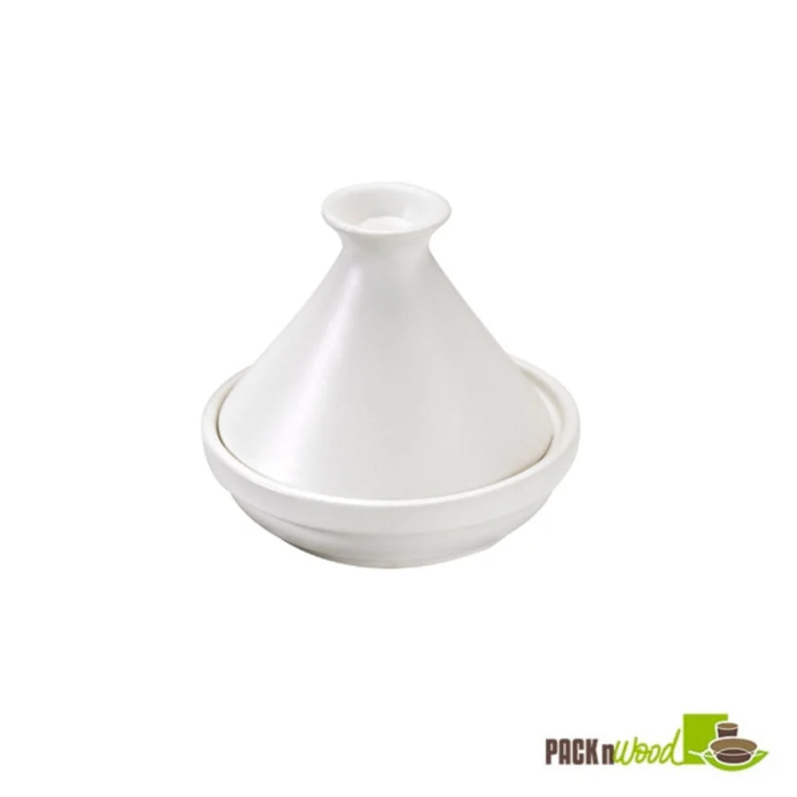 Tajine, Mini, 3.1 Inch, White, Porcelain, 3.1 Linear Inch,6 - 4 COUNT