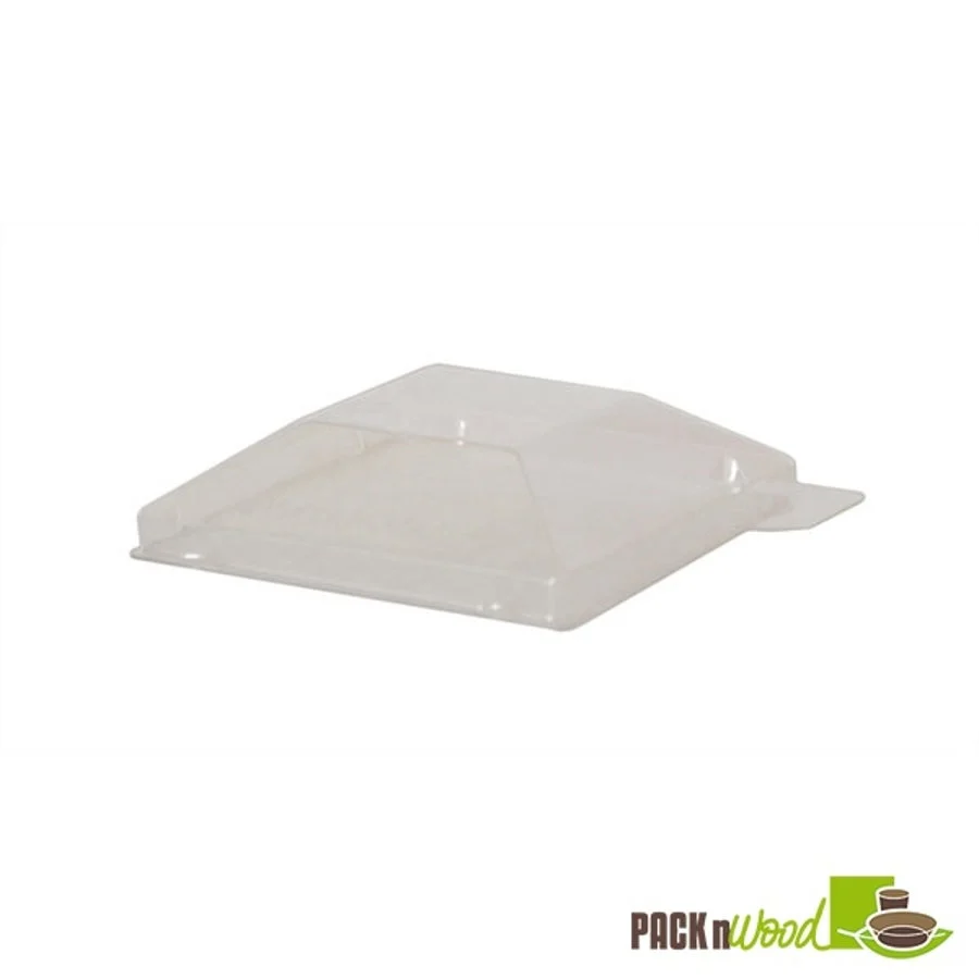 Lids, Low Dome, Plastic, Clear,4 - 50 COUNT