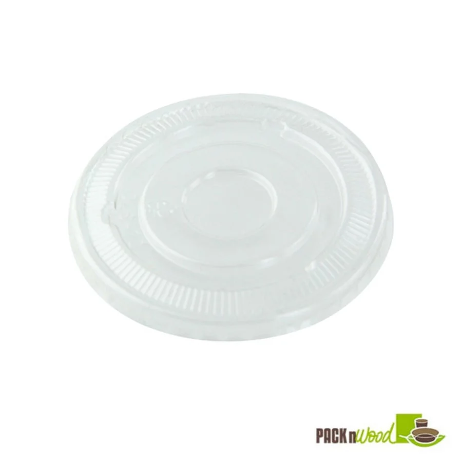 Lids, Flat, Plastic, Clear,20 - 50 COUNT