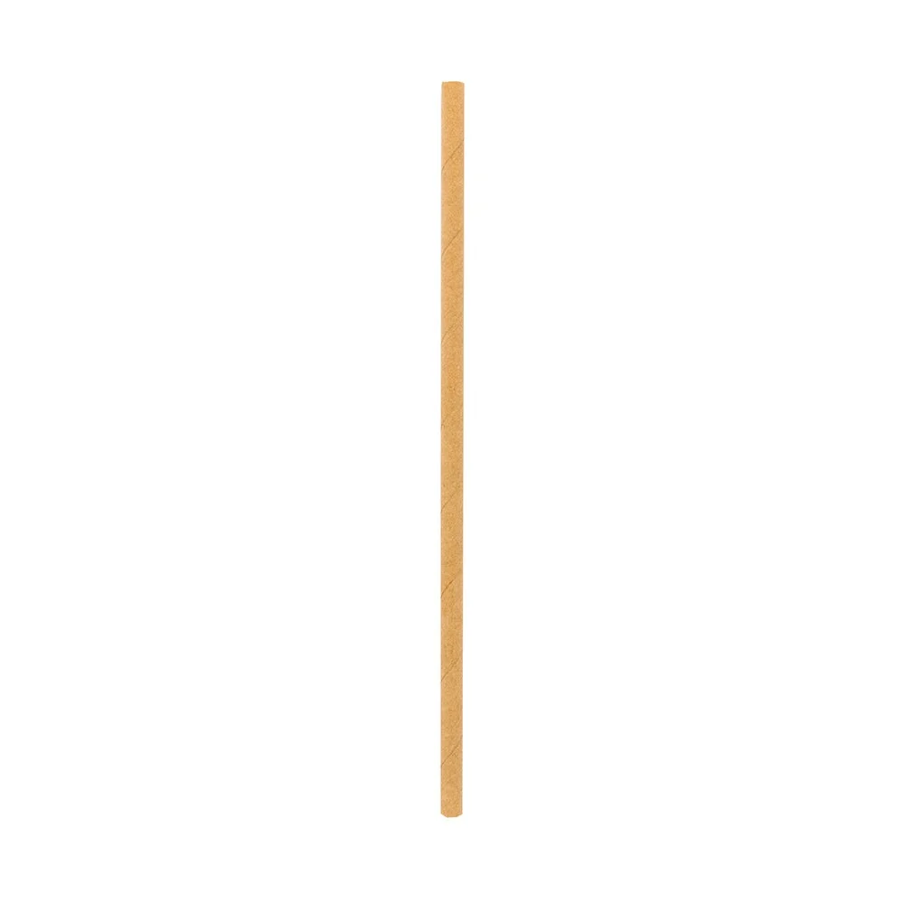 Straws, 7.75 Inch, Paper, Kraft, Individually Wrapped, Biodegradable, Sustainable,1 - 1000 COUNT